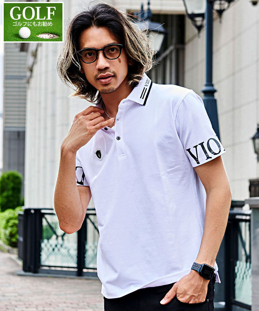 ヴィオラ VIOLA VIOLA P.T入り半袖ポロ (3-1(WHITE/ホワイト)) 3-1(WHITE/ホワイト)