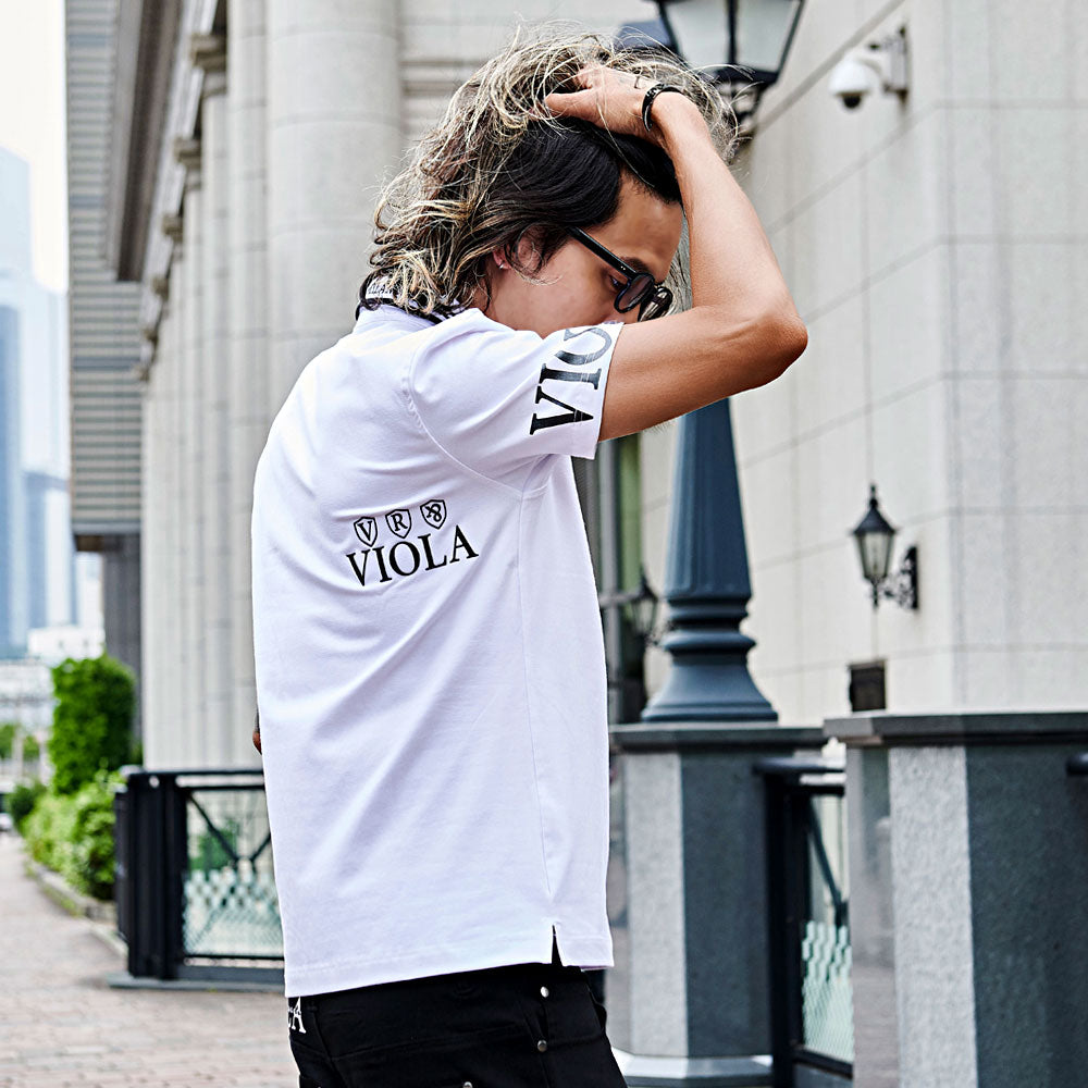 ヴィオラ VIOLA VIOLA P.T入り半袖ポロ (3-1(WHITE/ホワイト)) 3-1(WHITE/ホワイト)