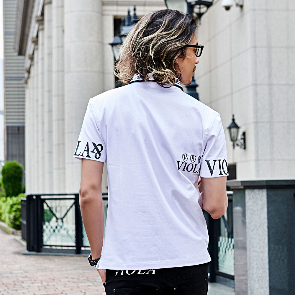 ヴィオラ VIOLA VIOLA P.T入り半袖ポロ (3-1(WHITE/ホワイト)) 3-1(WHITE/ホワイト)