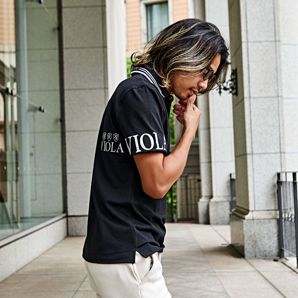 ヴィオラ VIOLA VIOLA P.T入り半袖ポロ (3-1(WHITE/ホワイト)) 3-1(WHITE/ホワイト)