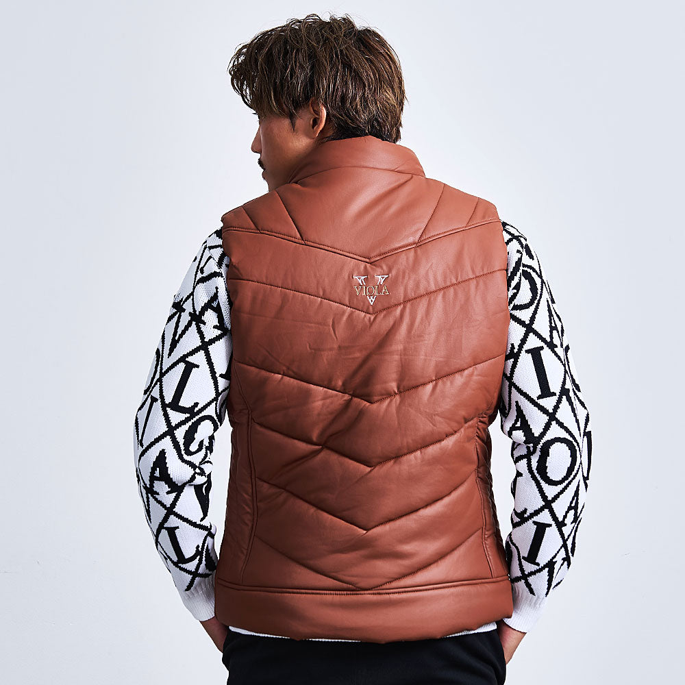 ヴィオラ VIOLA VIOLA PU中綿ベスト (3-3(BLACK/ブラック)) 3-3(BLACK/ブラック)