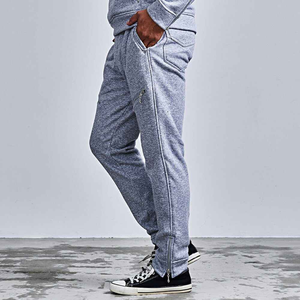 ヴィオラ VIOLA VIOLA フリース起毛ZIPパンツ (2-1(M.GRAY/杢グレー)) 2-1(M.GRAY/杢グレー)