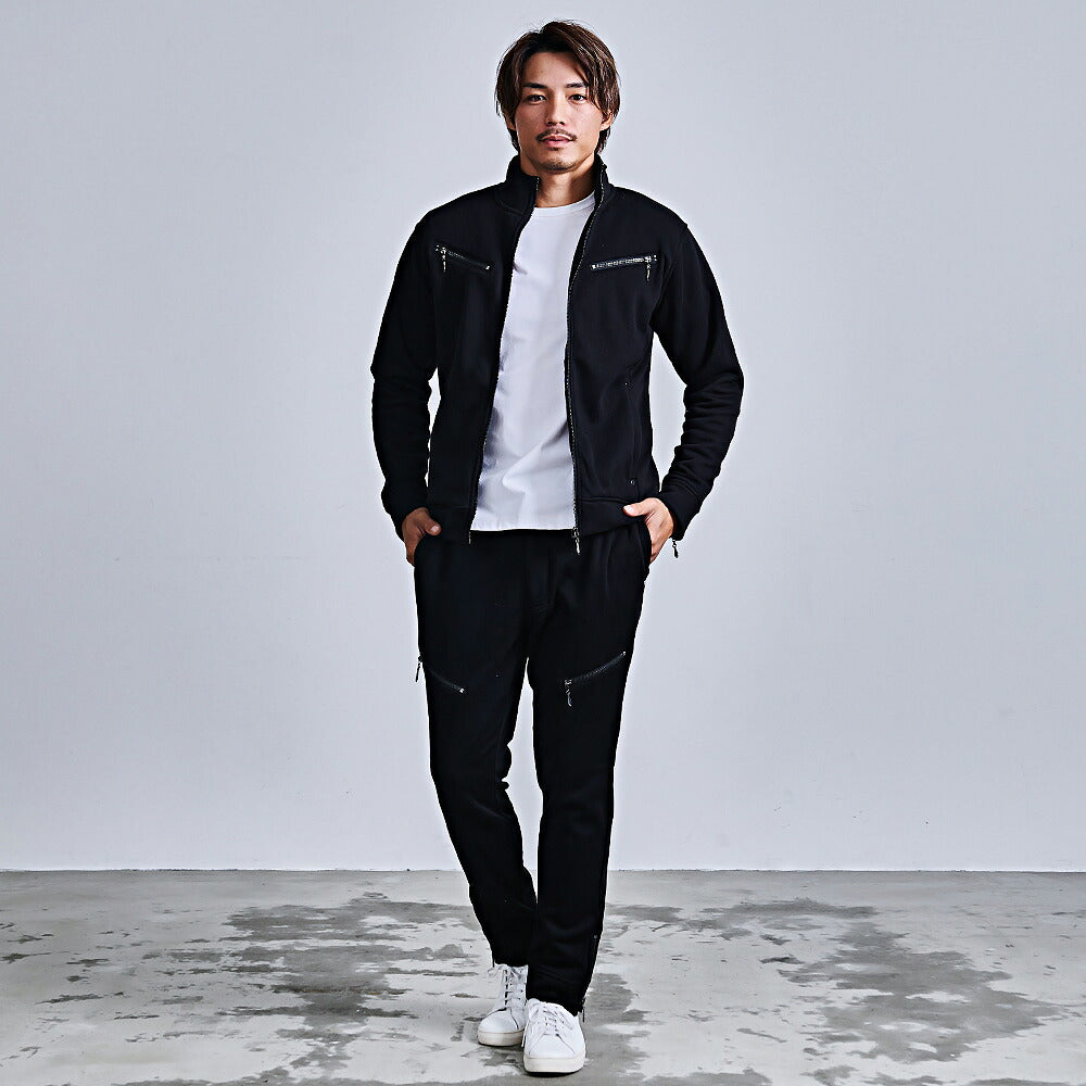 ヴィオラ VIOLA VIOLA フリース起毛ZIPパンツ (2-1(M.GRAY/杢グレー)) 2-1(M.GRAY/杢グレー)