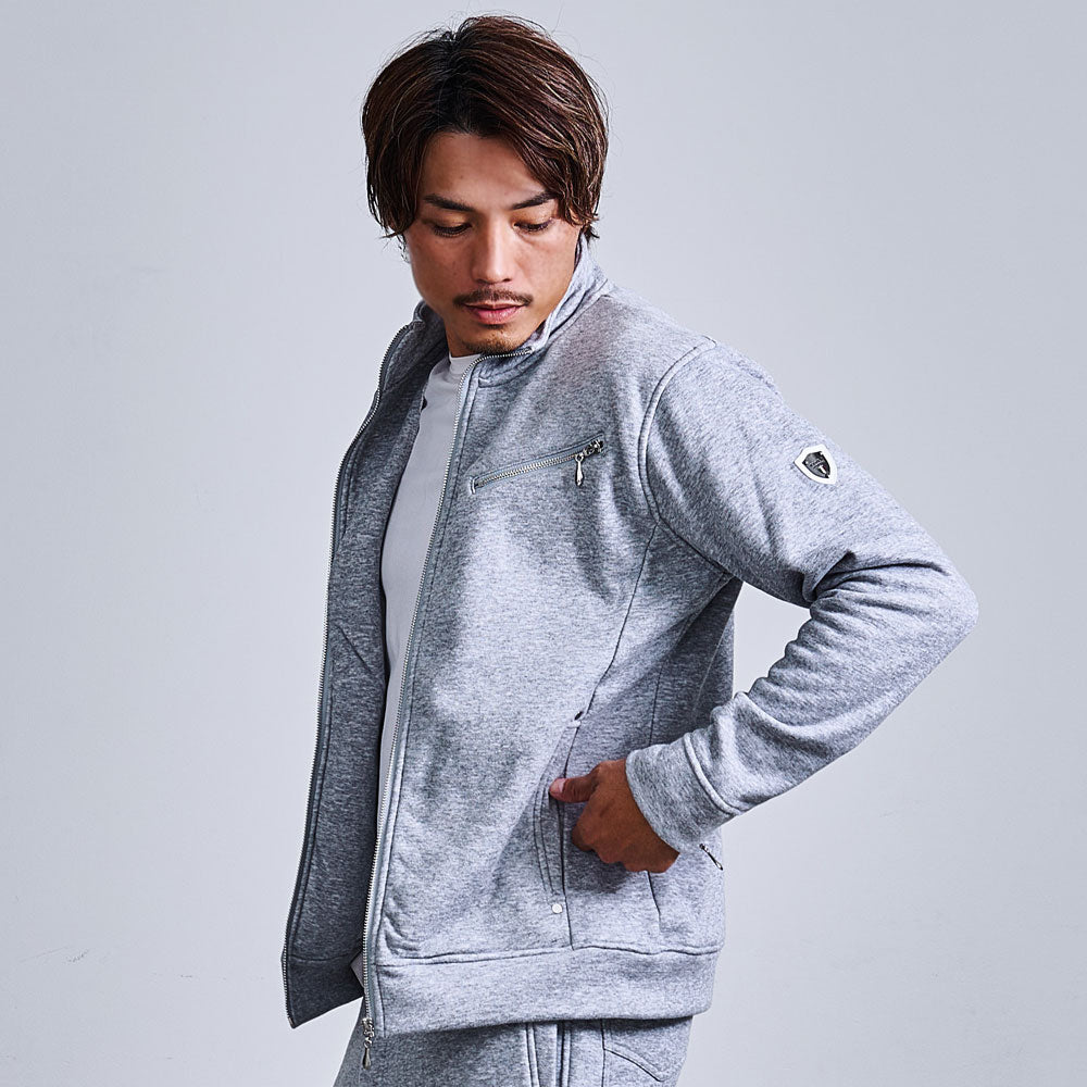 ヴィオラ VIOLA VIOLA フリース起毛ZIPジャケット (2-1(M.GRAY/杢グレー)) 2-1(M.GRAY/杢グレー)