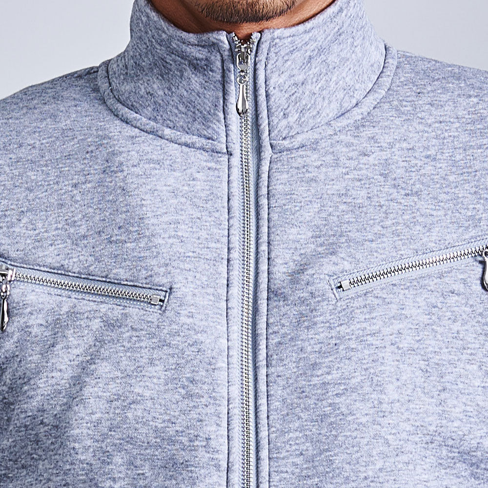 ヴィオラ VIOLA VIOLA フリース起毛ZIPジャケット (2-1(M.GRAY/杢グレー)) 2-1(M.GRAY/杢グレー)