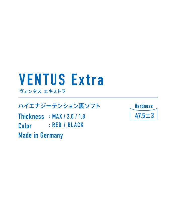ヴィクタス VICTAS VICTAS ヴィクタス 卓球 ヴェンタス エキストラ VENTUS Extra ラバー 裏ソフト 裏ソフ (ブラック) ブラック
