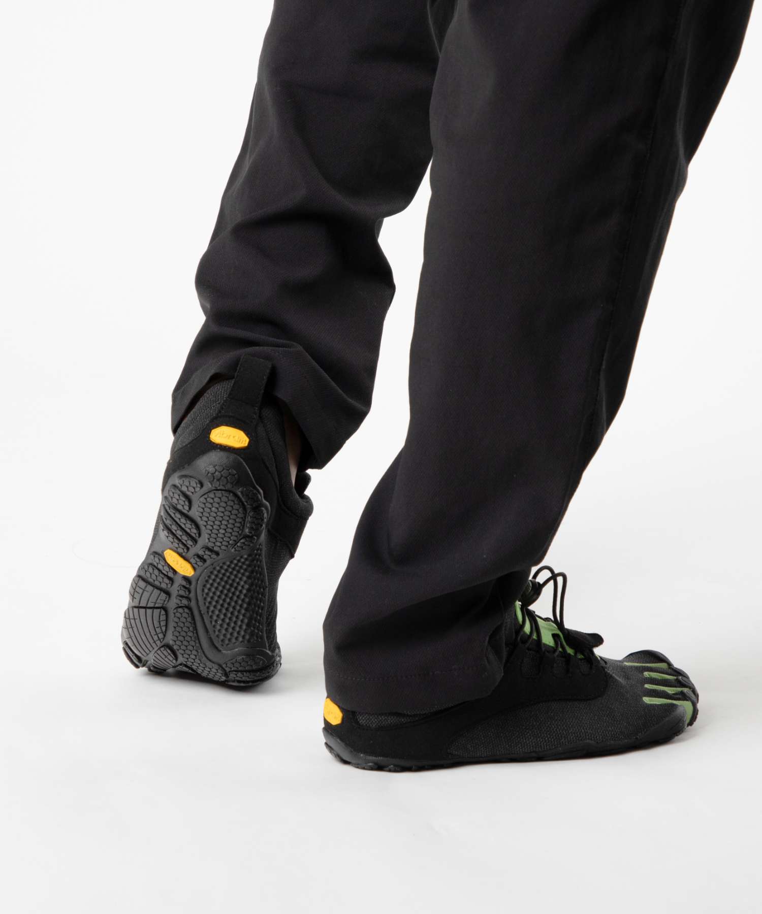 ビブラムファイブフィンガーズ Vibram FiveFingers ビブラム ファイブフィンガーズ Vibram FiveFingers V-Run Retro 21M8002 レトロ ベアフットシューズ 五本指 メンズ シューズ (BLACK×GREEN×BLACK) BLACK×GREEN×BLACK