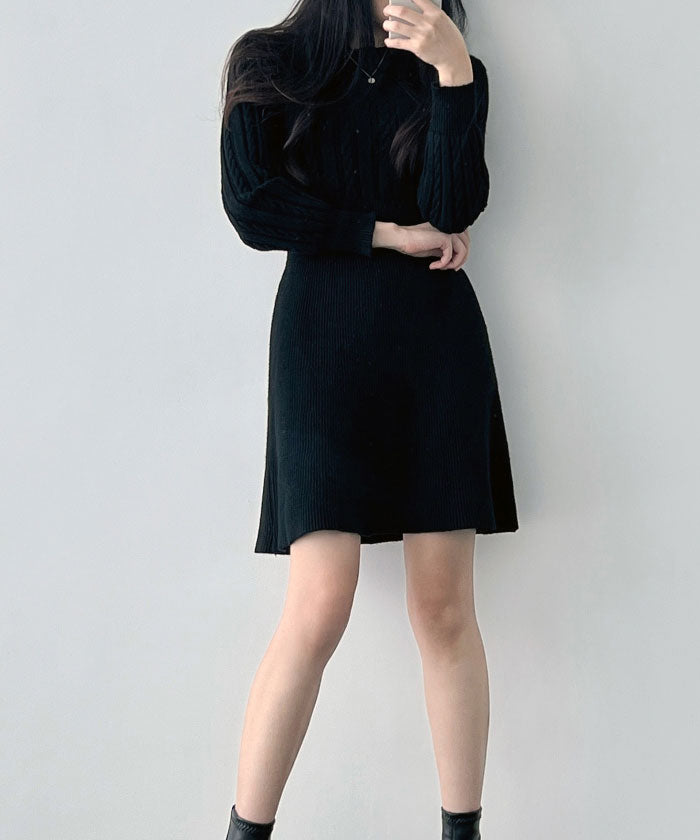 navy blue dress for baby girl Wholesale Fall Full Sleeve Winter Mini Dress - BMD7507 for your store