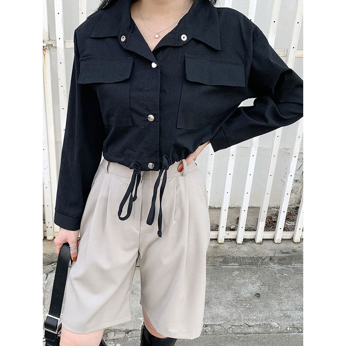 ビビッドレディ VIVIDLADY アウター レディース クロップド丈ジャケット 秋 ブルゾン