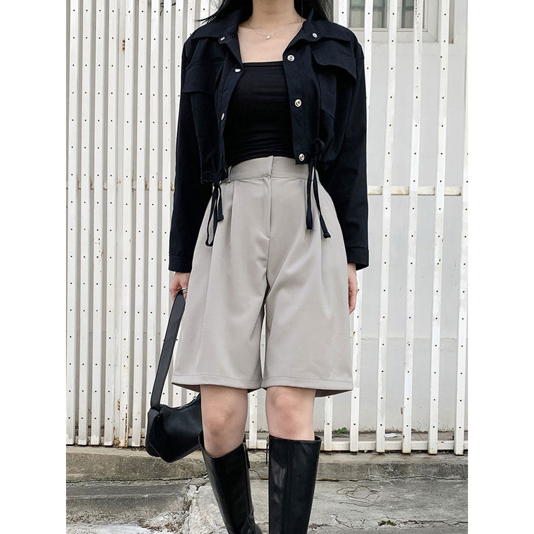 ビビッドレディ VIVIDLADY アウター レディース クロップド丈ジャケット 秋 ブルゾン