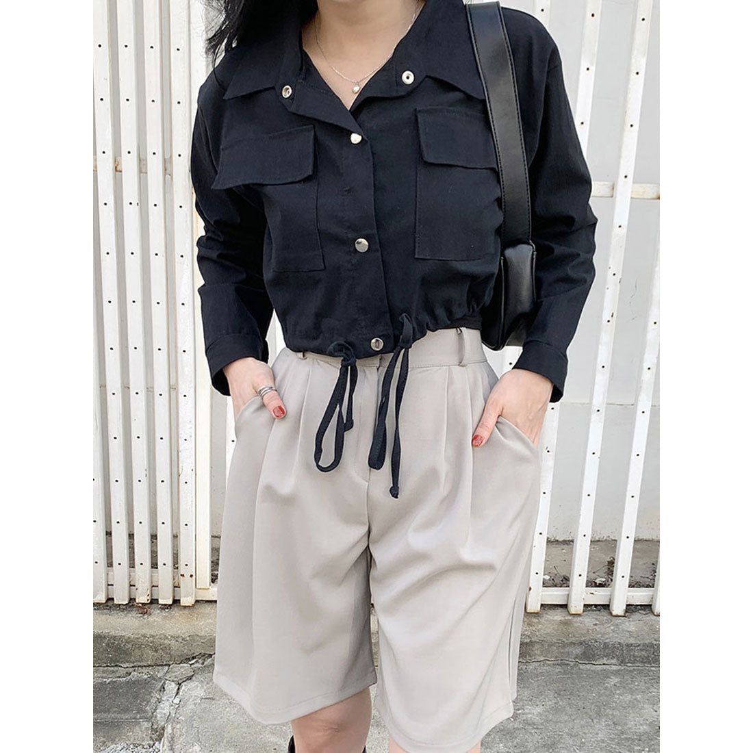 ビビッドレディ VIVIDLADY アウター レディース クロップド丈ジャケット 秋 ブルゾン