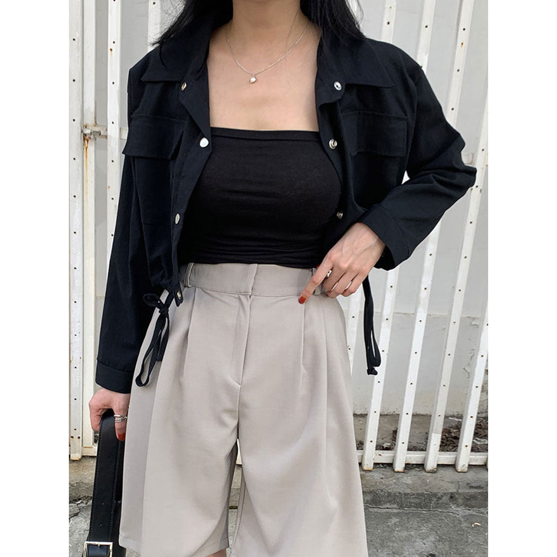 ビビッドレディ VIVIDLADY アウター レディース クロップド丈ジャケット 秋 ブルゾン