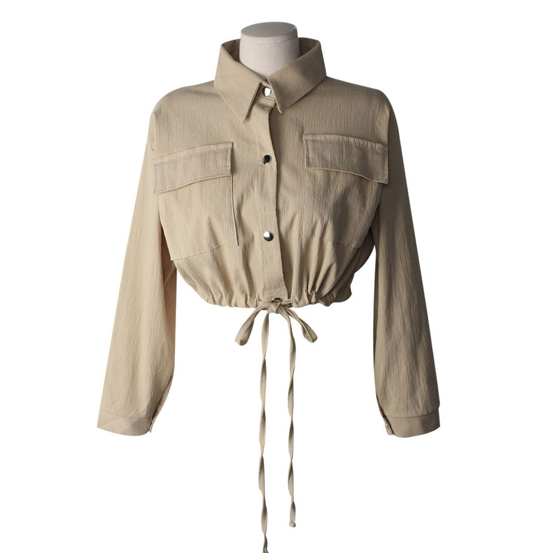 ビビッドレディ VIVIDLADY アウター レディース クロップド丈ジャケット 秋 ブルゾン,ベージュ