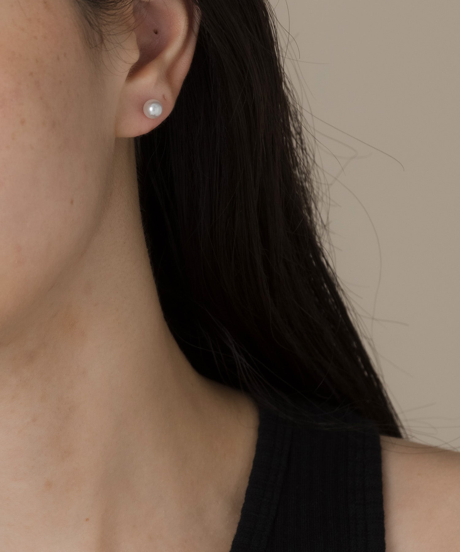 バツリカ VATSURICA 〈VATSURICA〉金属アレルギー対応 / サージカルステンレス対応 / 316L / 一粒 パール ピアス