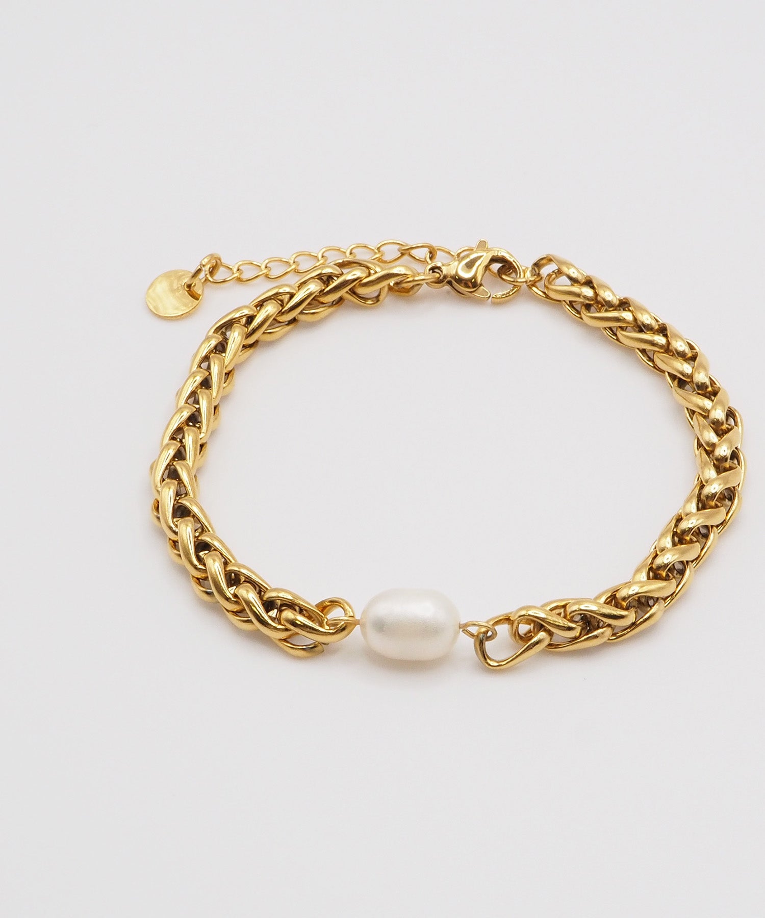 バツリカ VATSURICA 〈VATSURICA〉金属アレルギー対応 / サージカルステンレス / 淡水パール ブレスレット