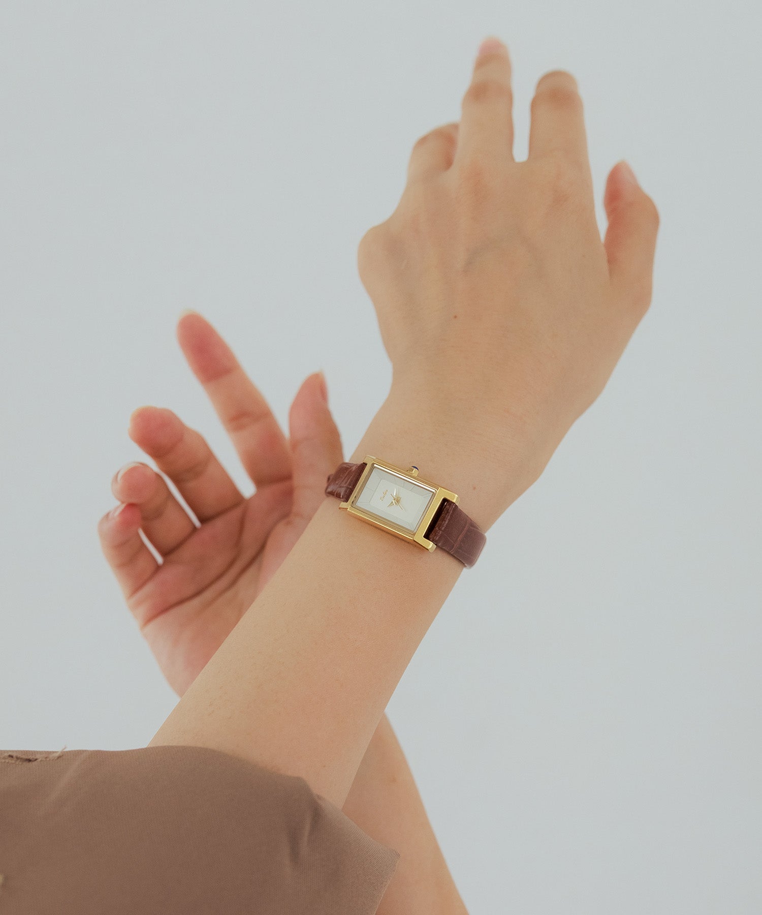 バツリカ VATSURICA 〈VATSURICA〉バツリカ / レザー スクエア 腕時計