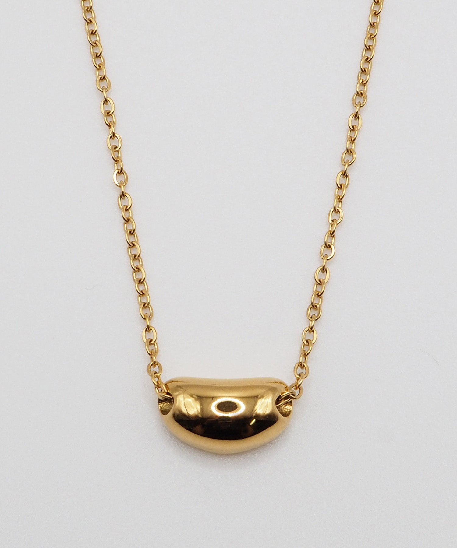 バツリカ VATSURICA 〈LOINE〉金属アレルギー対応 / ステンレス / ビーンズ ネックレス