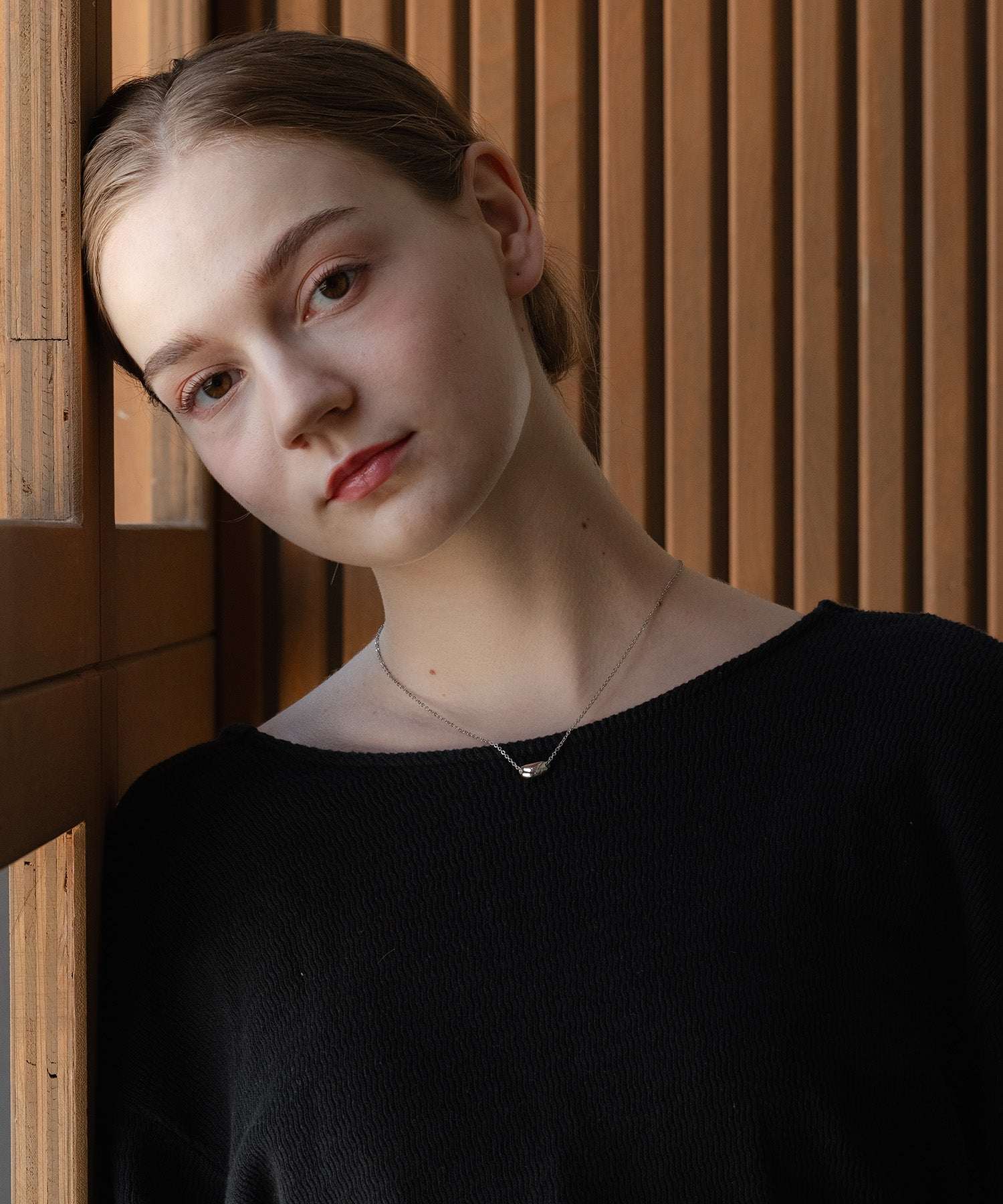 バツリカ VATSURICA 〈LOINE〉金属アレルギー対応 / ステンレス / ビーンズ ネックレス