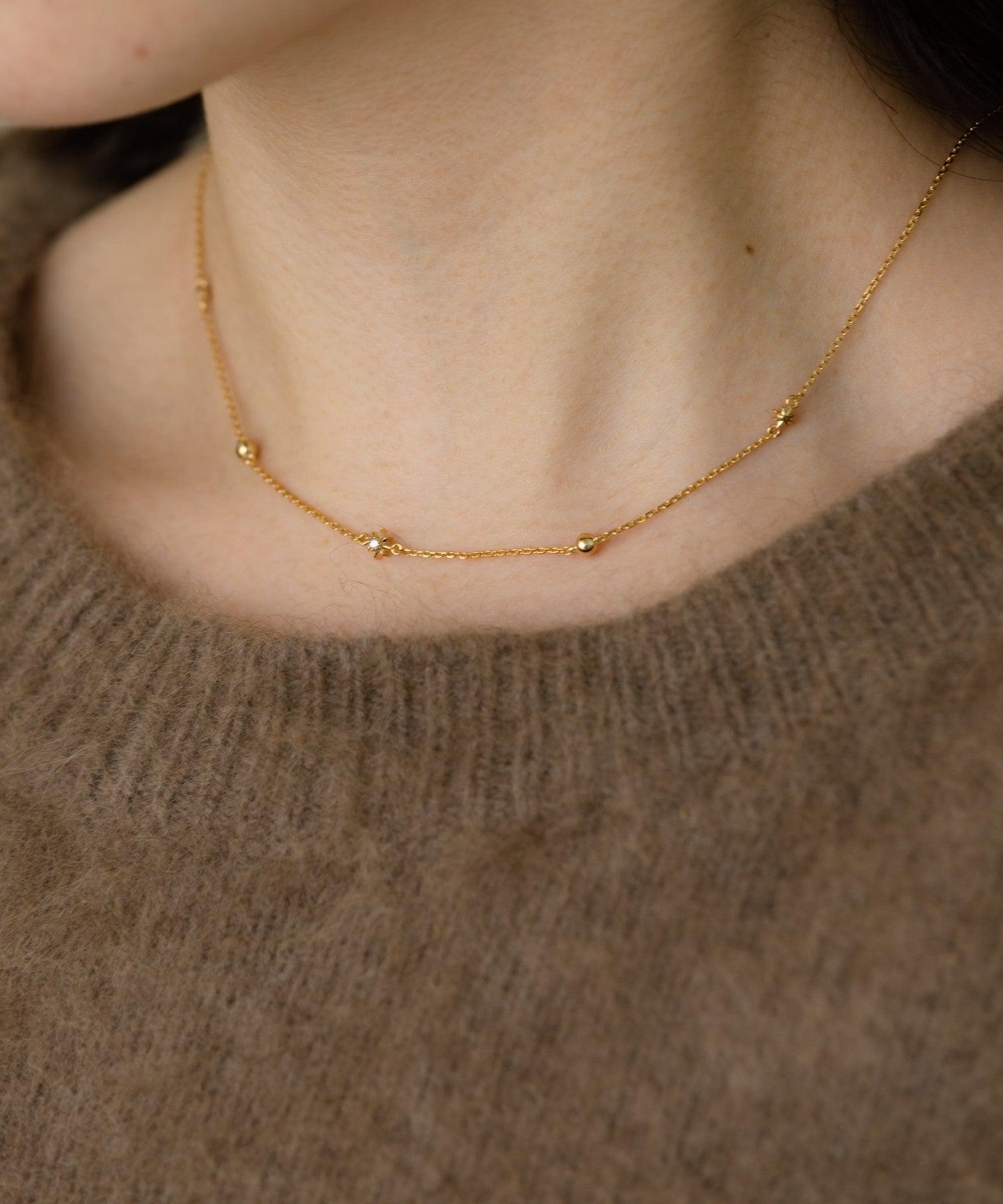 バツリカ VATSURICA silver925 / 金属アレルギー対応 / ダイヤモンド ネックレス star