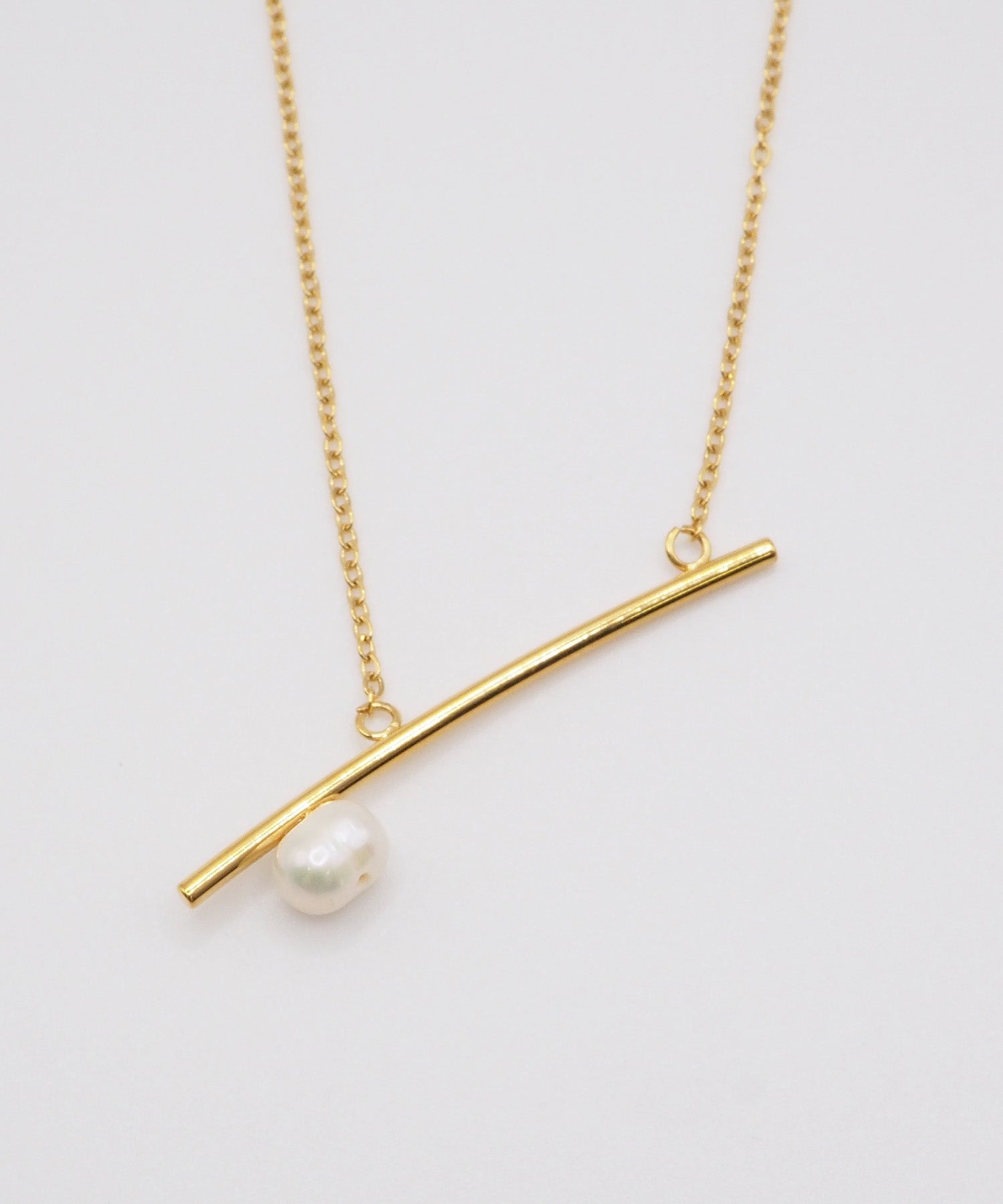 バツリカ VATSURICA 〈VATSURICA〉金属アレルギー対応 / サージカルステンレス / パール ネックレス