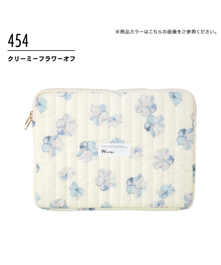 【Wpc.官方】絎縫電腦包L 電腦包 收納袋 防潑水處理 兼容15吋時尚可愛 女性 通勤 通學