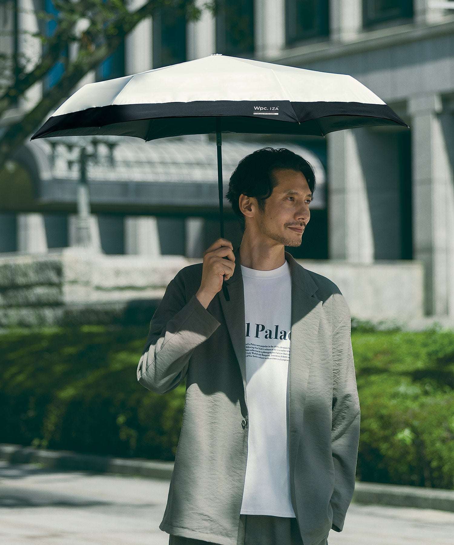 Wpc. Official] Sun Umbrella Wpc. IZA Men's Rain and Sun Hybrid Umbrel