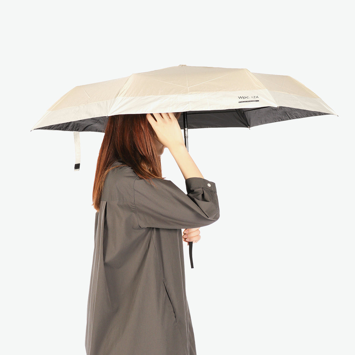 ダブリュピーシー Wpc. 折りたたみ傘 メンズ 晴雨兼用 自動開閉 IZA 傘 日傘 雨傘 完全遮光 紫外線対策 UVカット率100% 遮熱 ワンタッチ 54cm UPF50+ Automatic & Safe ZA021(ブラック) ブラック