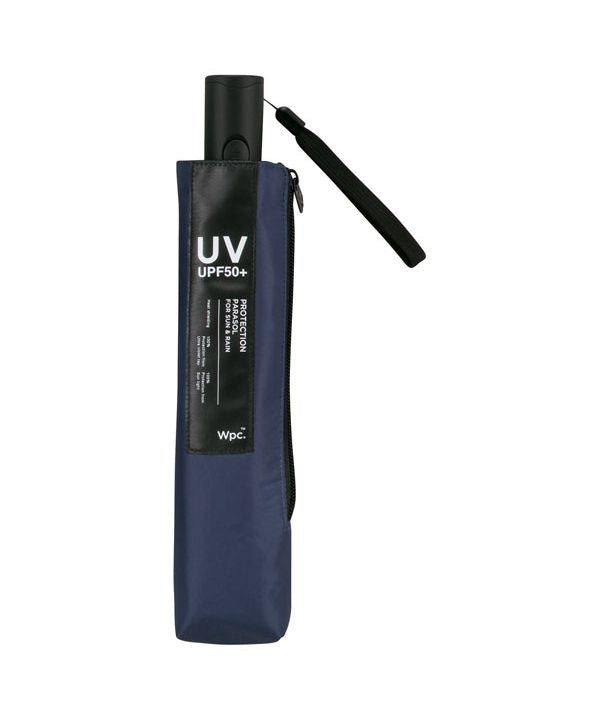 【Wpc.公式】日傘 遮光オートマティックパラソルユニセックス 55cm 自動開閉 遮光 遮熱 晴雨兼用 大きめ メンズ レディース 折りたたみ傘 (ネイビー) ネイビー