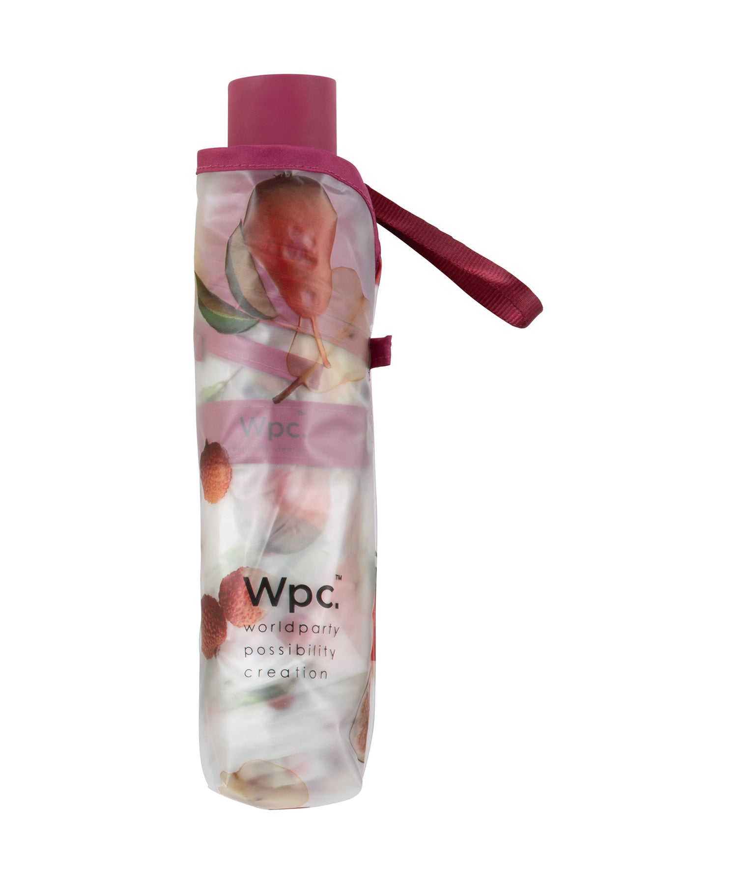 【Wpc.公式】ビニール傘 折りたたみ傘 ジューシーフルーツプラスティックアンブレラ ミニ 50cm レディース