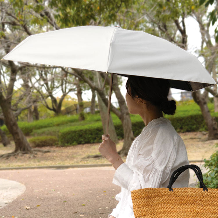 【Wpc.公式】最強の日傘 UVO(ウーボ) 5段 53cm 大きい 完全遮光 遮熱 UVカット100% 晴雨兼用 コンパクト 大きめ レディース 折りたたみ傘 折り畳み傘(オフ) オフ