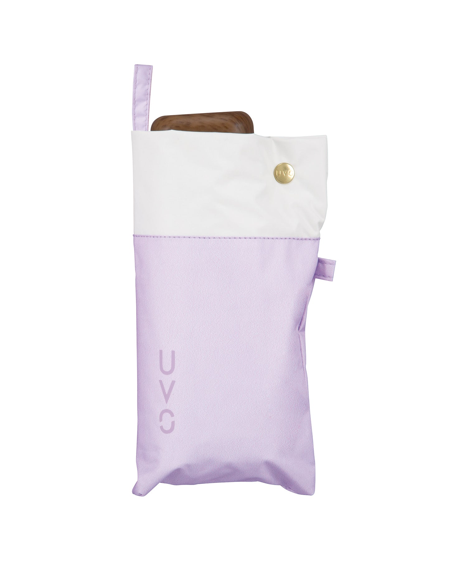 【Wpc.公式】最強の日傘 UVO(ウーボ) 5段 53cm 大きい 完全遮光 遮熱 UVカット100% 晴雨兼用 コンパクト 大きめ レディース 折りたたみ傘 折り畳み傘(ラベンダー×オフ) ラベンダー×オフ