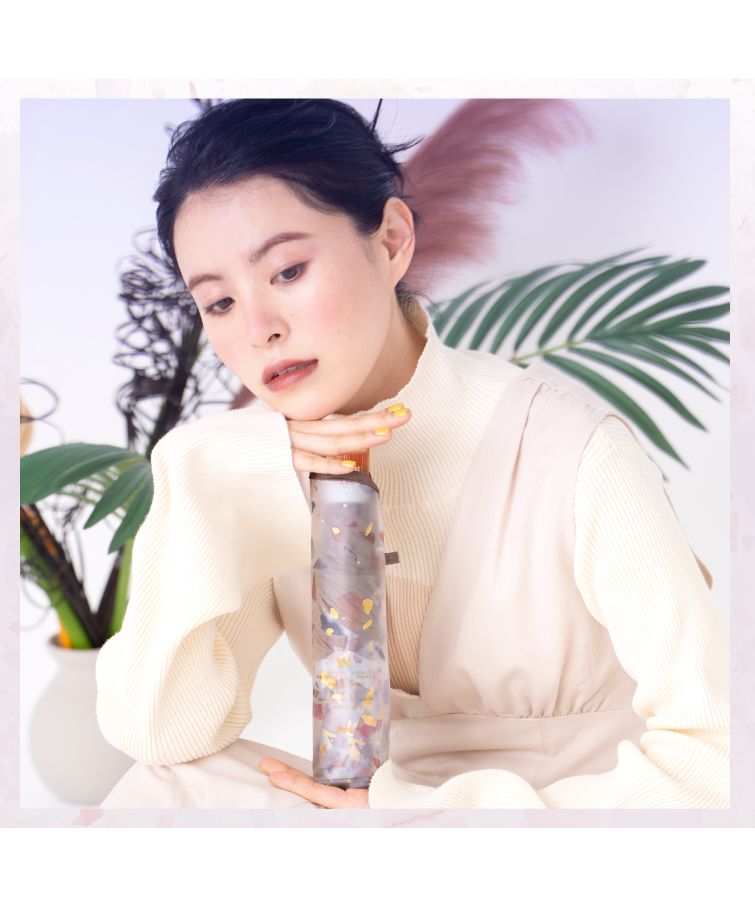 【Wpc.官方】塑膠傘 淺石傘迷你 54cm 傘 女士 雨傘 摺疊傘 摺疊傘 摺疊 摺疊