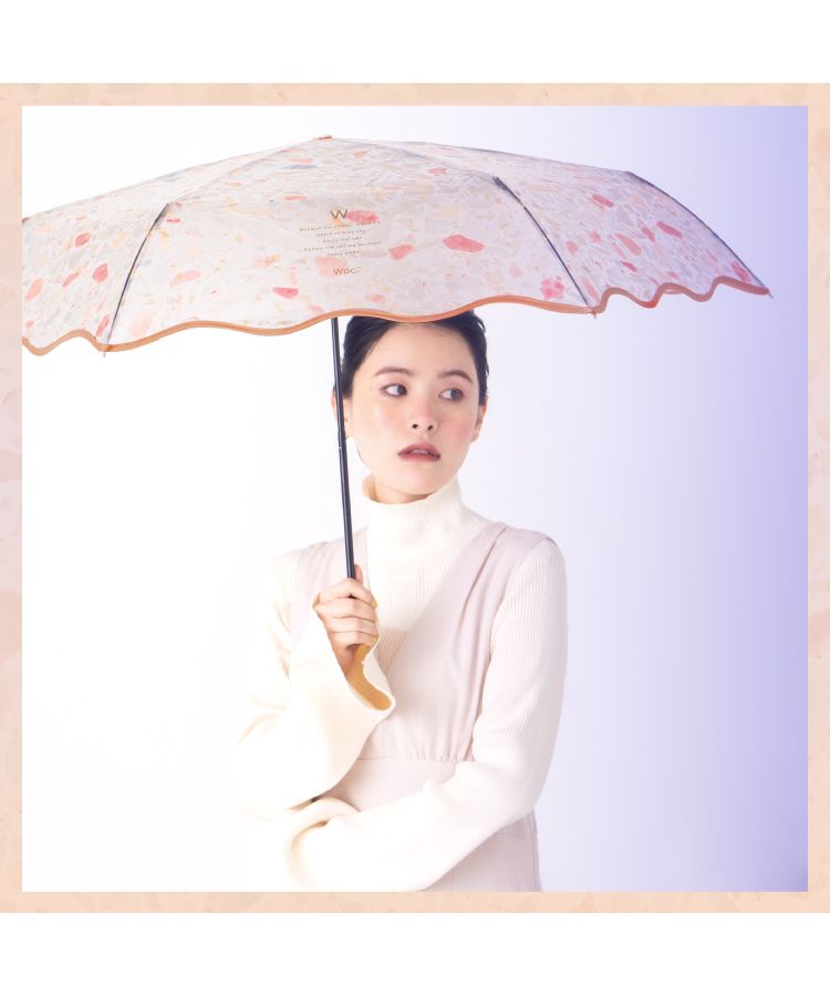 【Wpc.官方】塑膠傘 淺石傘迷你 54cm 傘 女士 雨傘 摺疊傘 摺疊傘 摺疊 摺疊