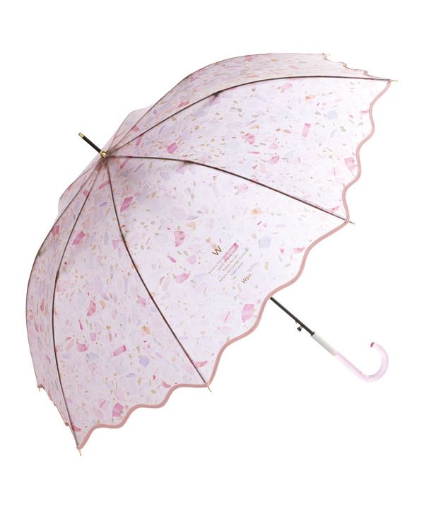 【Wpc.官方】塑膠傘 淺石傘 61cm 大型 跳傘 傘 女士 雨傘 長傘