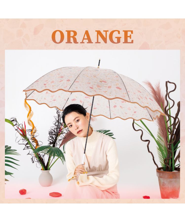 【Wpc.官方】塑膠傘 淺石傘 61cm 大型 跳傘 傘 女士 雨傘 長傘