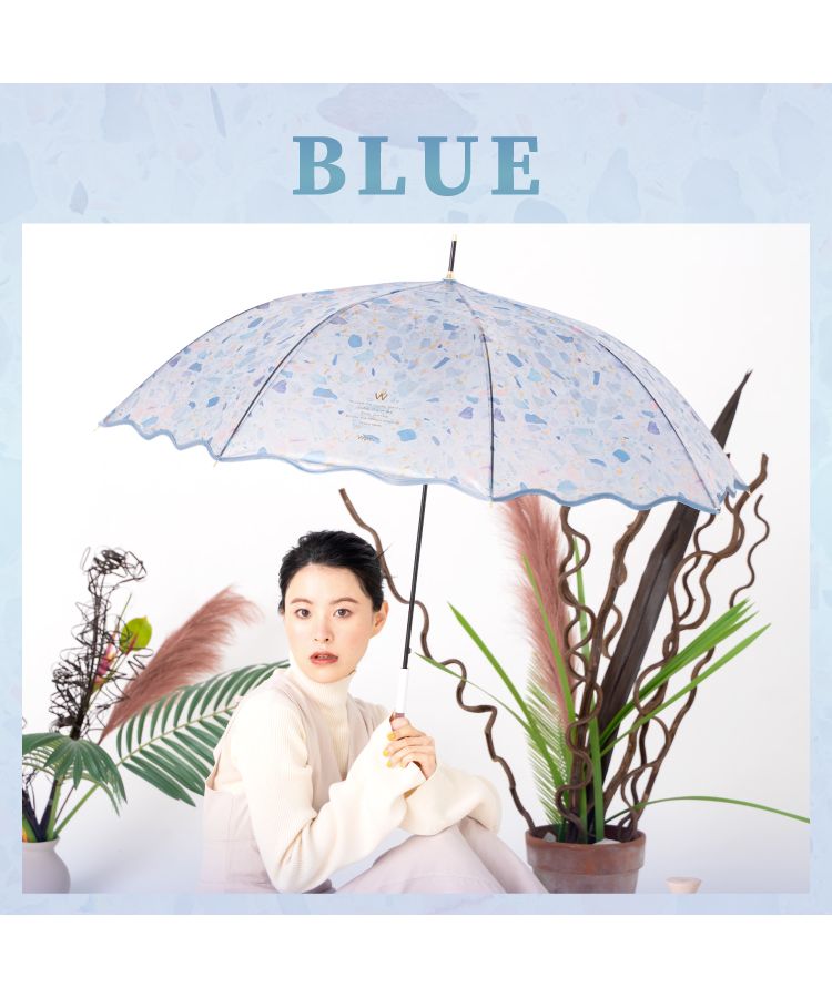 【Wpc.官方】塑膠傘 淺石傘 61cm 大型 跳傘 傘 女士 雨傘 長傘