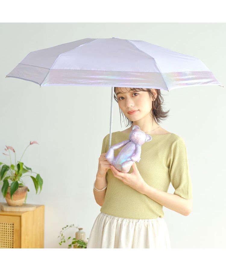 【Wpc.官方】雨傘 彼得拉 熊親骨50cm 晴雨兩用傘 女士 折疊傘 時尚 可愛 女性 通勤 通學