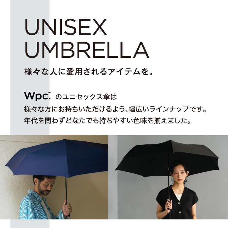 【Wpc.公式】雨傘 UNISEX 自動開閉 62cm 大型 雨傘 晴雨兼用 男性 女性 折疊傘 自動開閉傘 一鍵式 大型 折疊傘