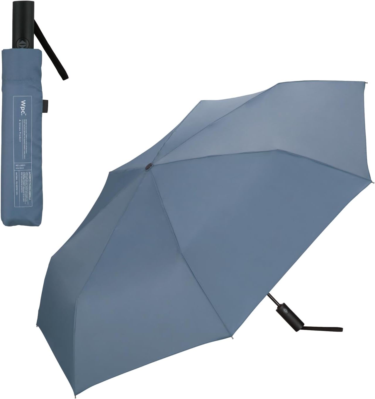 【Wpc.公式】雨傘 UNISEX 自動開閉 62cm 大型 雨傘 晴雨兼用 男性 女性 折疊傘 自動開閉傘 一鍵式 大型 折疊傘