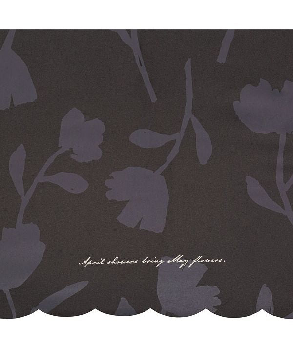 ダブリュピーシー Wpc. Wpc. 日傘 完全遮光 wpc ダブリュピーシー 傘 長傘 晴雨兼用 55cm 紫外線カット 遮熱 花柄 遮光フラワーシャドウ 81-18067 81ー16774ー101 (チャコールグレー) チャコールグレー