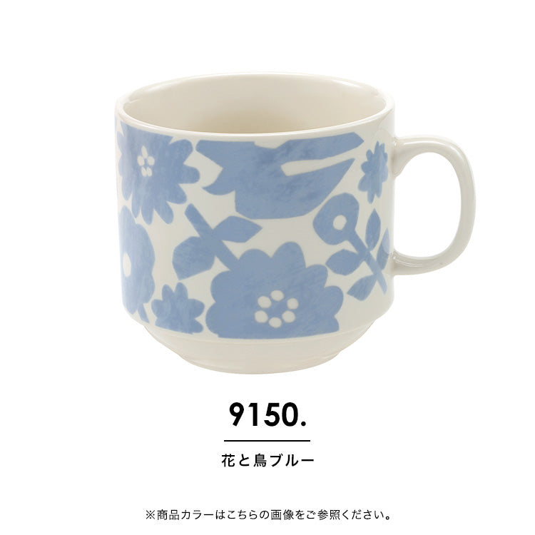 【Wpc.官方】堆疊馬克杯 可重疊收納 雙杯 圖案 微波爐可用 洗碗機可用【不接受退貨商品】