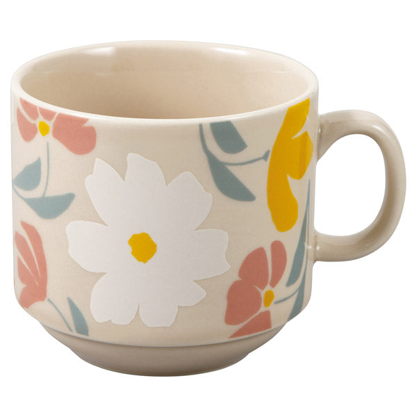 【Wpc.官方】堆疊馬克杯 可重疊收納 雙杯 圖案 微波爐可用 洗碗機可用【不接受退貨商品】