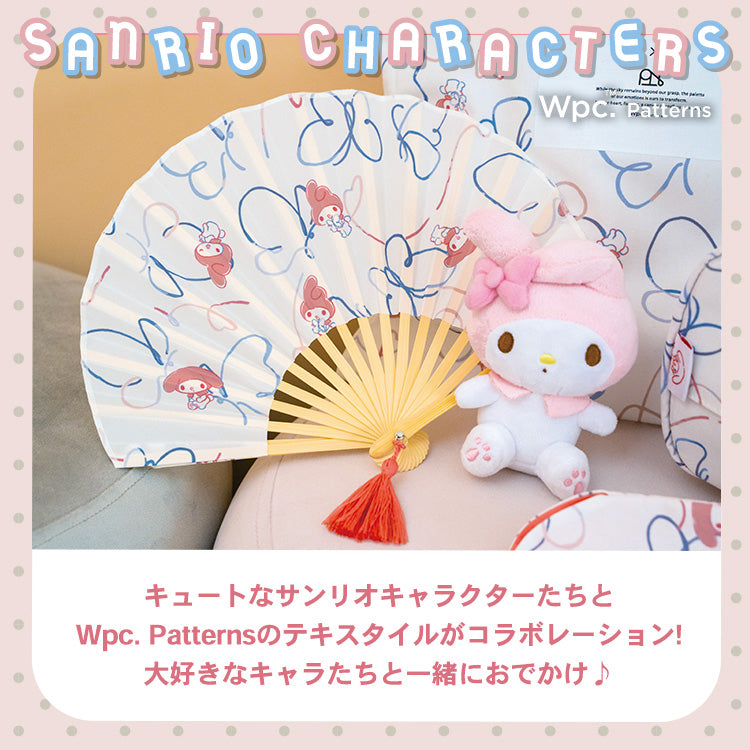 【Wpc.官方】三麗鷗角色×Wpc. 圖案禮盒扇子