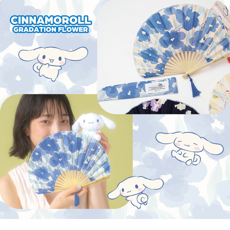 【Wpc.官方】三麗鷗角色×Wpc. 圖案禮盒扇子