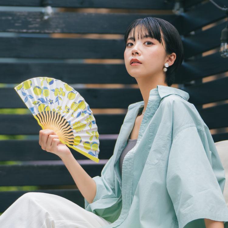 【Wpc.官方】禮品盒裝 扇子 波浪型 時尚 可愛 女士 女性 禮物