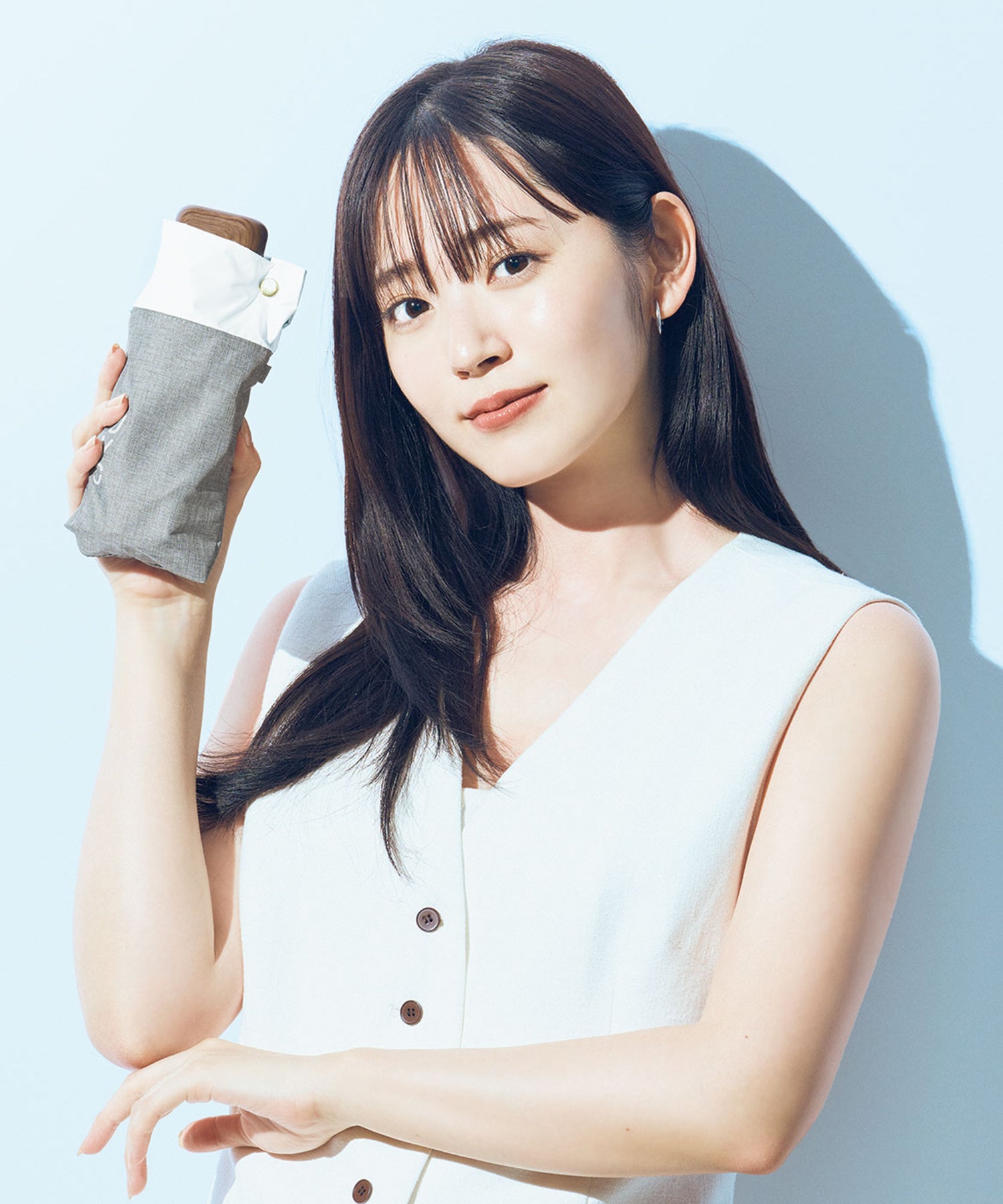 【Wpc.公式】最強の日傘 UVO(ウーボ) 5段 53cm 大きい 完全遮光 遮熱 UVカット100% 晴雨兼用 コンパクト 大きめ レディース 折りたたみ傘 折り畳み傘(グレー) グレー