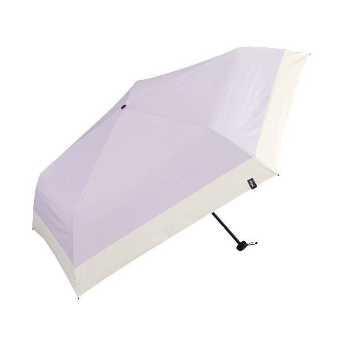 ダブリュピーシー Wpc. 折りたたみ傘 軽量 軽い 大きめ メンズ レディース 晴雨兼用 UVカット UPF50+ 紫外線 完全遮光 手動 傘 折り畳み傘 雨傘 日傘 遮光エアライトパラソル 801-18345-102 (ラベンダー×オフ) ラベンダー×オフ