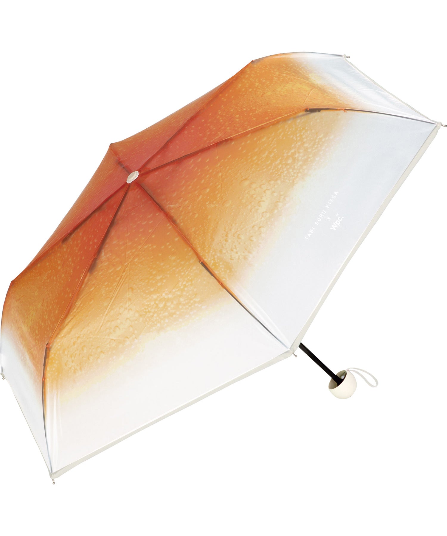 【Wpc.官方】塑膠傘 旅行咖啡×Wpc. 奶油蘇打傘 迷你 50cm 女士 摺疊傘
