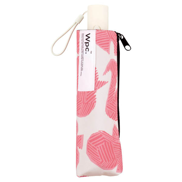 【Wpc.公式】雨傘 タイニーオートマティックアンブレラ 50cm 自動開閉 軽量 晴雨兼用 折りたたみ 折り畳み 折りたたみ傘 (リントゥピンク) リントゥピンク