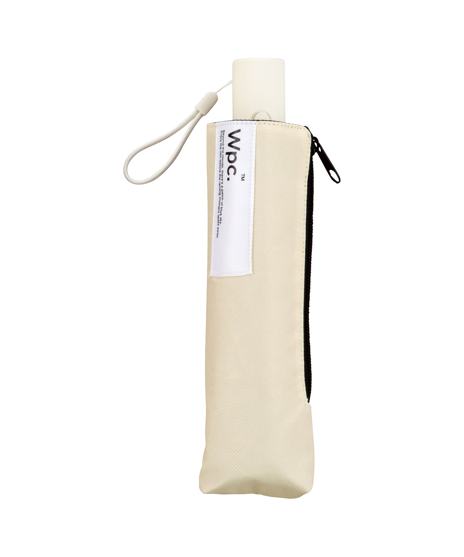 【Wpc.公式】雨傘 タイニーオートマティックアンブレラ 50cm 自動開閉 軽量 晴雨兼用 折りたたみ 折り畳み 折りたたみ傘 (ベージュ) ベージュ